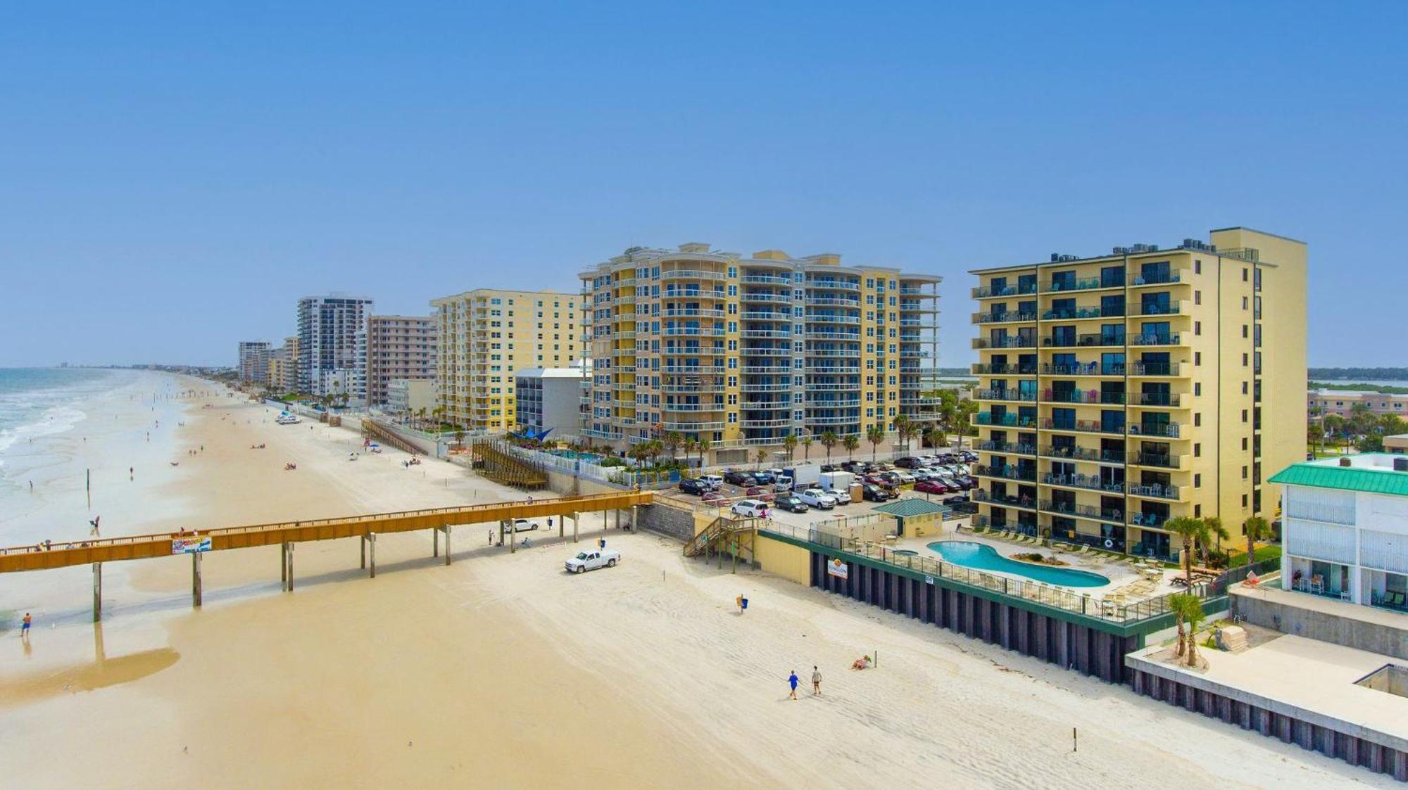 Ocean Views From Your Private Balcony! Sunglow Resort 606 By Brightwild Daytona Beach Shores Buitenkant foto
